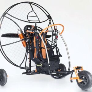 The KX-1 standard is an independent trike frame allowing the quick attachment of a foot launch paramotor.
